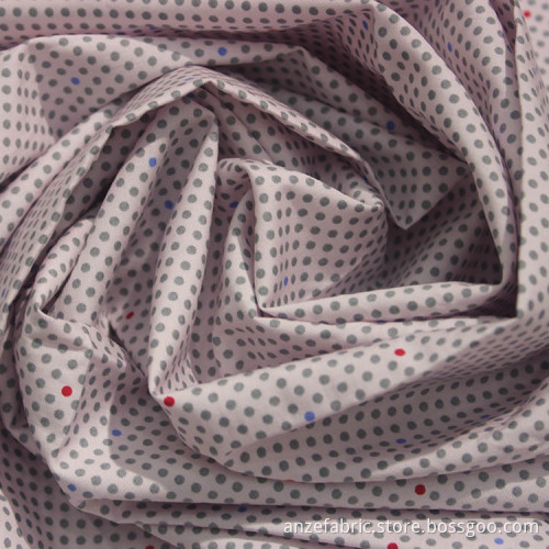 Mulinsen printed cotton poplin fabric with spandex